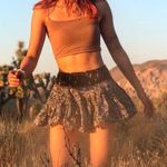 Brown beige cotton stretch tube top Size XS Photo 1