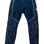 New Balance Women’s Dark Blue Winter Lined Leggings w/ Reflective Details, Sz M Photo 0