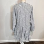 ASOS  White and Blue Eyelet Flared Dress Size 4 SKU#C24315 Photo 4