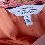 & Other Stories & Other Stories Pink Floral Ruffle Midi Dress Size 8 Photo 10