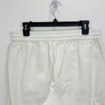 J.Crew Linen Cotton Drawstring Pants Pull On Comfy Pockets Ankle White US 8 NWT Photo 10