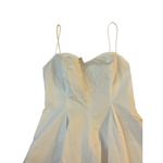 ZARA White Short Sweetheart Neck Mini Dress XL Adjustable Spaghetti Straps Lace Photo 8