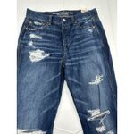 American Eagle  Vintage Hi Rise Flare Jeans Women's 10 Long Distressed 34 Inseam Photo 1