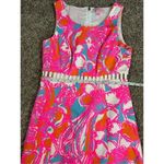 Lilly Pulitzer  Iggy Shorely Blue Feeling Tanked Cut Out Shift Pique Dress 2 Photo 7