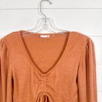 SO Brand NEW Kohl’s  Junior’s Cozy Super Soft  Cinnamon Coffee Cinch Top, Small Photo 2