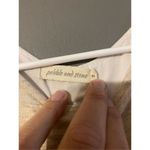 Anthropologie Pebble And Stone White/Cream Bow Sides Flowy Top Medium Photo 6