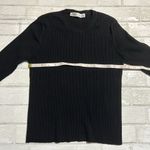 ZARA  Black Ribbed Knit Top Photo 4