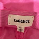 L'Agence Clarisa Bias Cut Mid Rise Pull On Midi Slip Skirt Bubblegum Pink XS Photo 1