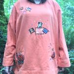 Vintage Oversized Halloween Sweater Orange Size XXL Photo 0