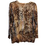 Chico's  Cheetah Print Cardigan Size 3 (XL) NWT Photo 1