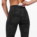 Lululemon  Fast and Free Crop II 19" Nulux Incognito Camo Multi Grey Photo 6