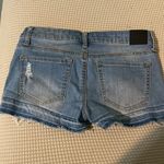 Rampage Blue Jean Shorts Distressed Cut-Off Style Photo 2