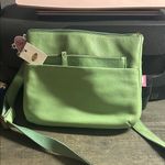 Fossil  Winter Green Leather Crossbody Bag Photo 0