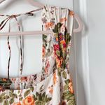 Anthropologie  Floral Multicolor Sleeveless Square Neck Maxi Dress White Large Photo 5