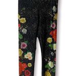 Terez  rose floral galaxy leggings sz S Photo 7