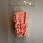 Picky Boo orange Gingham adjustable strap women shirt W/Belt MSRP $50|Size:2XL Size 2X Photo 14