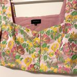Majorelle  Jade Top in Flamingo Pink Size XL Floral Spring Dainty Crop Photo 4