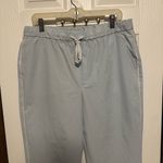 Maeve  Light Blue Straight Leg Pants Photo 2