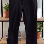 Ralph Lauren Lauren Mid-Rise Modern Straight Curvy Black Ankle Jeans, 8 Photo 0