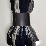 Steve Madden Black Grey Blue 6 Pairs Crew Socks Shoe Size 5 - 10 Photo 2