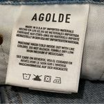 AGOLDE  Women’s Size 26 Shatter Blue Wash Riley High Rise Straight Crop Jeans Photo 8