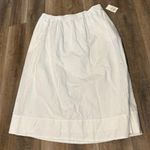 Andis White Eyelet Midi Skirt Size 2X Photo 0