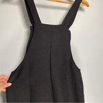 None Emery Rose Black Romper Short Overalls Minimal Coastal Beach Summer Boho NWT S Photo 7