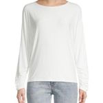 Magaschoni Top Scrunched Long Sleeve Size S NWT Photo 0