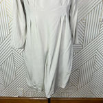 Nellie Partow Zip Front Beige Cream Silk Trench Dress Size US Small Tan Photo 8