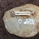 Lovely handcrafted ceramic spring brooch Photo 1