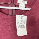 NWT J Crew High Neck Mix Knit Tank Pockets Mini Dress US Women's S Red Photo 2