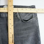 Free People Womens Mid Rise Raw Hem Crop Jeans Size 26 Grey Stretch Denim Photo 6