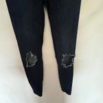 Free People Distressed Skinny Womens Jeans Sz 26R Festival Y2K Streetwear Dark Photo 3