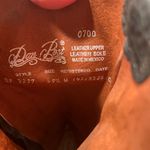 Dan Post  Tall Bronze Snip Toe Studded Brown Heeled Boots 9.5 Photo 3