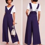 Anthropologie Maeve Apron Wide Leg jumpsuit Size 4 Photo 1