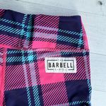 Athletic Works RARE The Barbell Cartel Pink Tartan Comp Short 2.5” Size S Photo 5