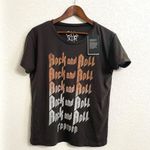 Chaser NWT Womens T Shirt Tee Gray Rock n Roll Vintage Style Size Small Photo 1