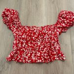 Showpo Floral Smocked Crop Top Photo 4