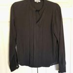 Calvin Klein Black Long Sleeve Blouse Size S Photo 0