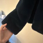 Mango NWOT - Hooded Faux-Fur Coat in Blue Photo 4