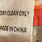 Bill Levkoff  Dress Formal Bridesmaid Mini Strapless Pleated Coral Pink, Size 8 Photo 7