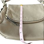 Kate Spade  Beige Leather Shoulder Bag‎ Gold Accents Casual Women's Handbag Photo 8