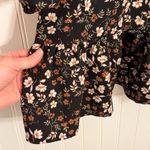 Lila Rose Lily Rose Women’s Black Floral Long Sleeve Cinch Front Baby Doll Dress Size XS Photo 7