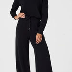 Spanx NWT  AirEssentials Aire Off-Shoulder Jumpsuit Black Wide Leg Womens Size 3X Photo 0
