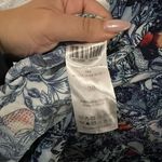 See By Chloe  Multicolor Blue Floral Drawstring Waist Dress Size 38 EU Photo 5