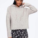Victoria's Secret PINK Victoria secret boyfriend ribbed cropped pull over hoodie Sz XS Photo 0