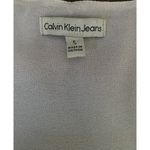 Calvin Klein  Jeans Peach/Pink Striped Hi Low Tank Top Festival Concert Career Photo 3