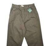 L.L.Bean Green Original Fit Cotton Tapered Outdoor 90s VTG Work Utility Pants 12 Photo 2