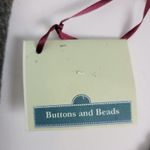 Button and Beads Womens Crossbody Bag One Size Black Yellow Handmade NEW Photo 6