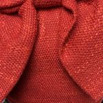 Altar'd State Red  Khloe Tweed Bow Corset Top Size Small Christmas Valentine Date Photo 4